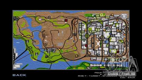 Mapa Desenhado para GTA San Andreas