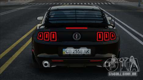 Ford Mustang GT Black [Ukr Plate] para GTA San Andreas