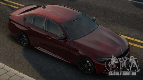 BMW M5 F90 Red para GTA San Andreas