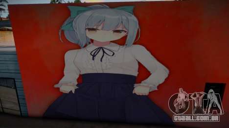 Anime Girl Wall Art pt. 7 para GTA San Andreas