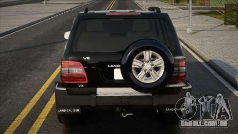 Toyota Land Cruiser 100 Black para GTA San Andreas