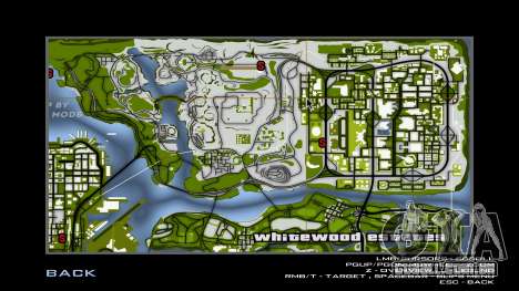 Grenn Map Advance RP (58 pontos) para GTA San Andreas