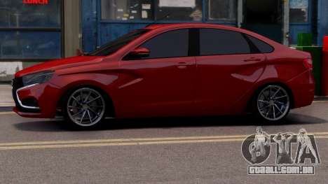 Lada Vesta Red para GTA 4