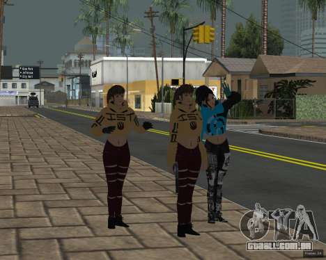 Gangue Meninas Grove para GTA San Andreas
