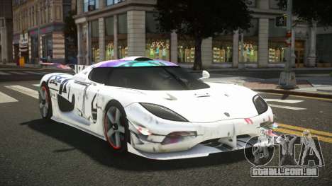 Koenigsegg Agera One G-Sport S4 para GTA 4