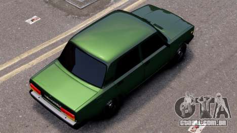 Vaz 2107 Green Metalic para GTA 4