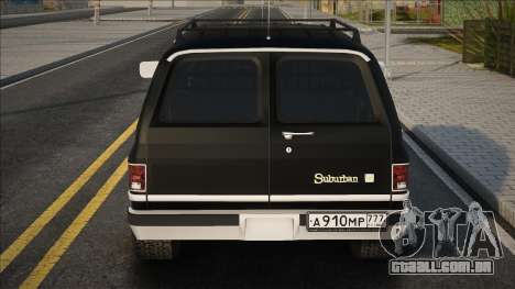 Chevrolet Suburban Scottsdale Black para GTA San Andreas