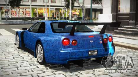 Nissan Skyline R34 X-Custom LE S14 para GTA 4