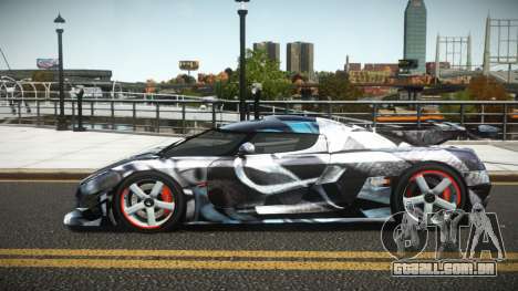 Koenigsegg Agera One G-Sport S5 para GTA 4