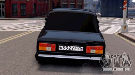 Vaz 2107 [Black] para GTA 4