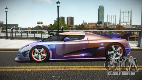 Koenigsegg Agera One G-Sport S2 para GTA 4