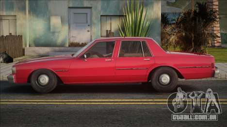 Chevrolet Caprice 1987 RED para GTA San Andreas