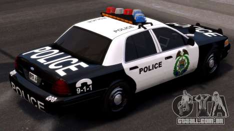 Ford Crown Victoria Police LV1 para GTA 4