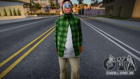 Fam2 Clown para GTA San Andreas
