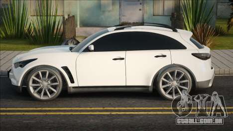 Infiniti QX70 White Edition para GTA San Andreas