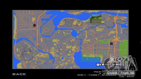 Mapa do estado por DYNASTY OLDWICH para GTA San Andreas