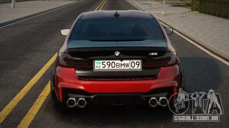 BMW M5 F90 KZ Plate para GTA San Andreas