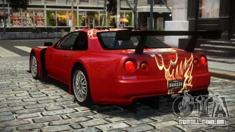 Nissan Skyline R34 X-Custom LE S9 para GTA 4