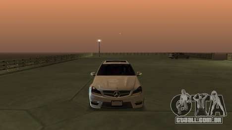 Mercedes-Benz C63 AMG (YuceL) para GTA San Andreas