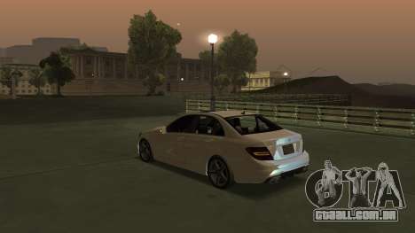 Mercedes-Benz C63 AMG (YuceL) para GTA San Andreas