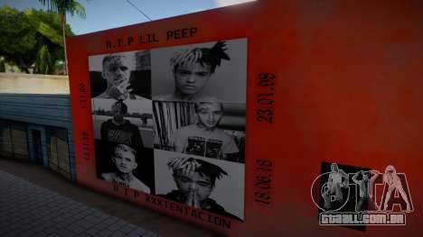 LIL PEEP & XXXTENTACION WALL ART para GTA San Andreas