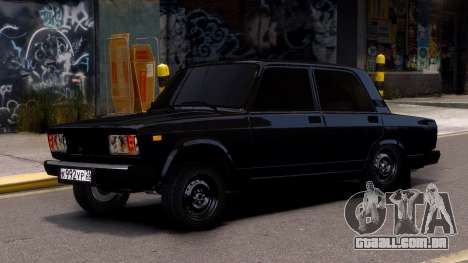 Vaz 2107 [Black] para GTA 4