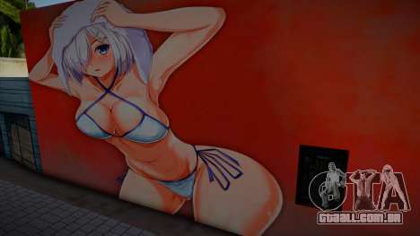 Anime Girl Wall Art pt. 2 para GTA San Andreas