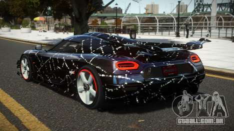 Koenigsegg Agera One G-Sport S11 para GTA 4