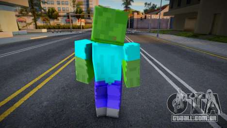 Minecraft Zombie para GTA San Andreas