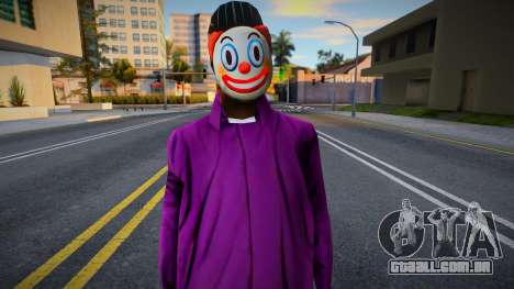 Ballas3 Clown para GTA San Andreas