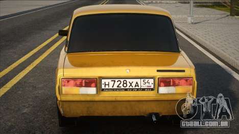 Vaz 2107 [Yellow] para GTA San Andreas