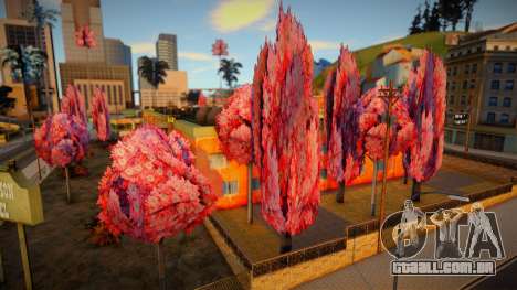 Folhagem colorida para GTA San Andreas