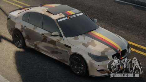 BMW M5 E60 Deutsch kamo para GTA San Andreas