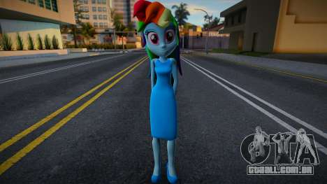 Rainbow Dash Dress para GTA San Andreas