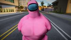Among Us Imposter Musculosos Pink para GTA San Andreas
