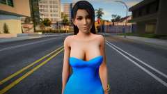 Momiji Blue Dress para GTA San Andreas