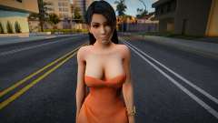 Momiji Orange Dress para GTA San Andreas