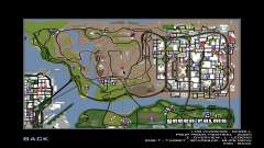 Ícones no mapa DUCK MODS para GTA San Andreas