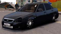 Lada Priora Black para GTA 4