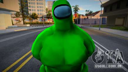 Among Us Imposter Musculosos Green para GTA San Andreas