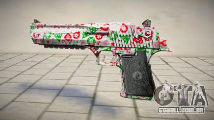 Desert Eagle Happy Year para GTA San Andreas