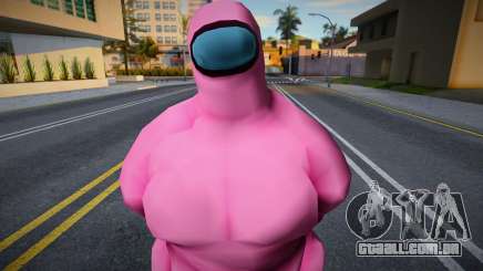 Among Us Imposter Musculosos Pink para GTA San Andreas