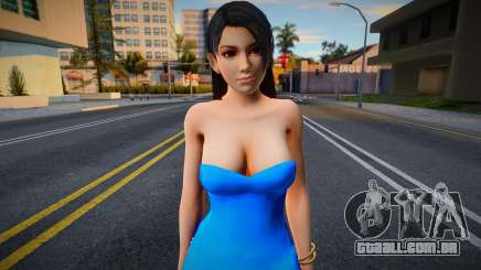 Momiji Blue Dress para GTA San Andreas