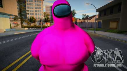 Among Us Imposter Musculosos Pink 1 para GTA San Andreas