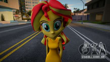 Sunset Shimmer Dress para GTA San Andreas