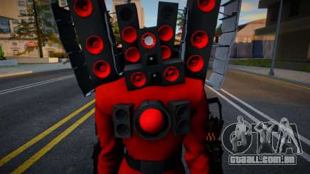 Titan Speakerman Mejorado Estatura Normal para GTA San Andreas