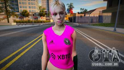 Jill Valentine Inter Miami para GTA San Andreas