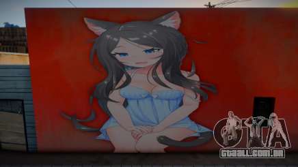 Anime Girl Wall Art pt. 4 para GTA San Andreas