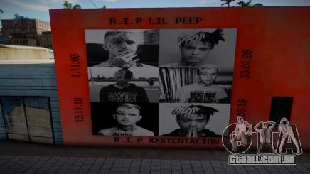 LIL PEEP & XXXTENTACION WALL ART para GTA San Andreas