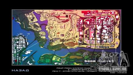 Mapa de cores para GTA San Andreas